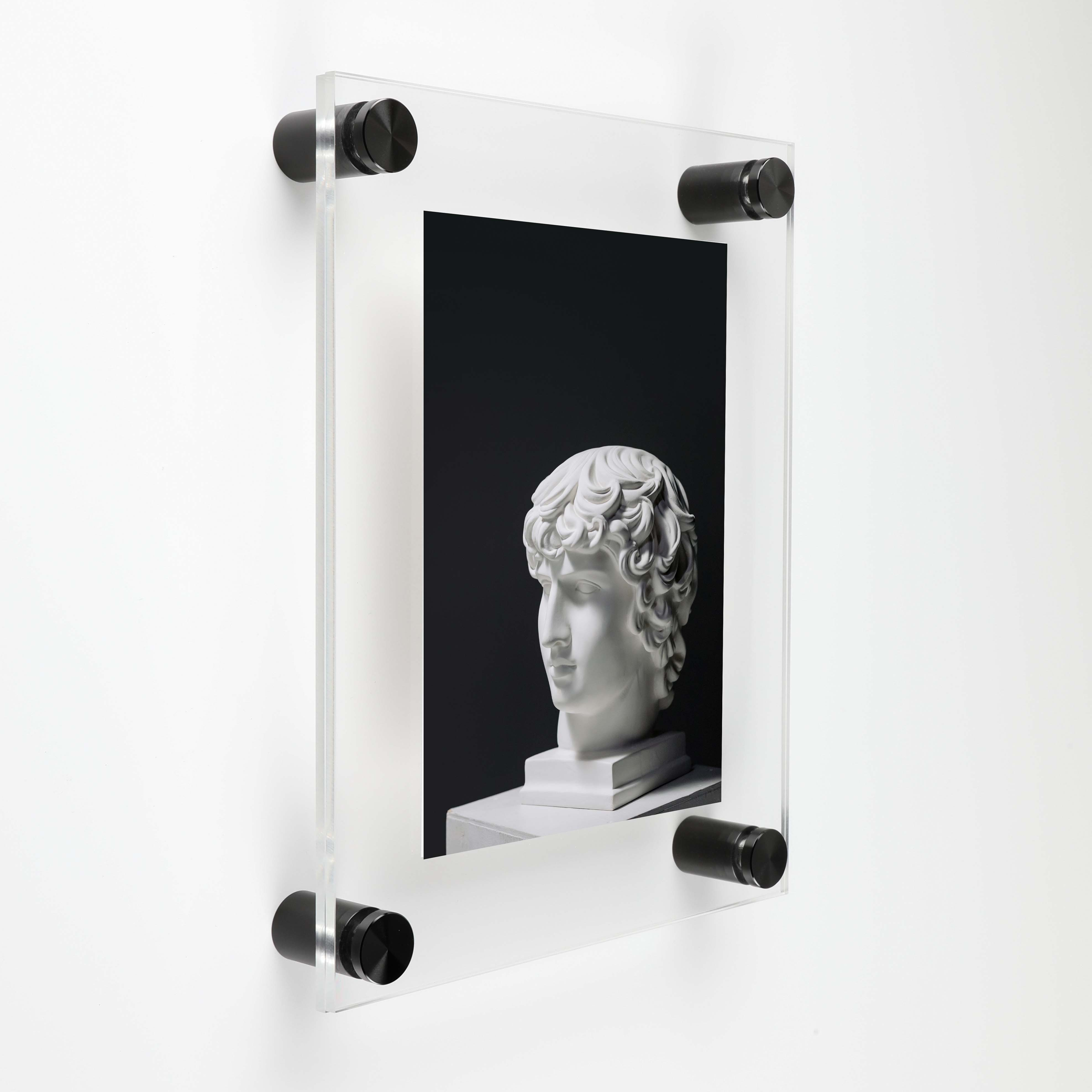 Acrylic wall outlet frames